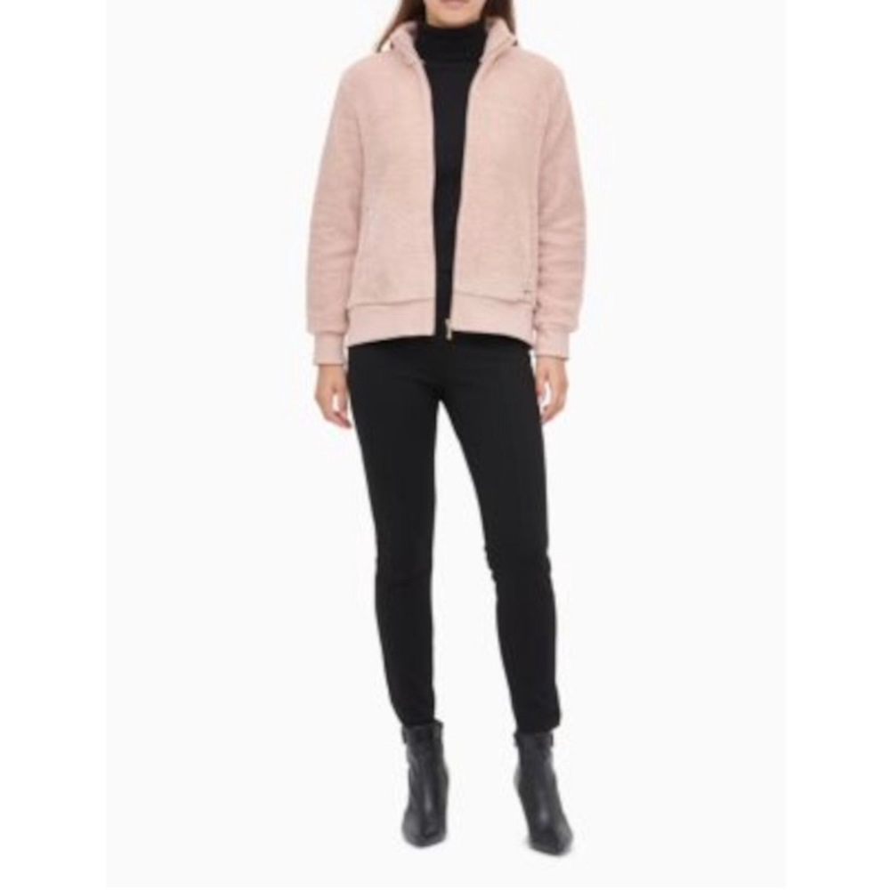 Calvin Klein Sherpa Zip Up Jacket